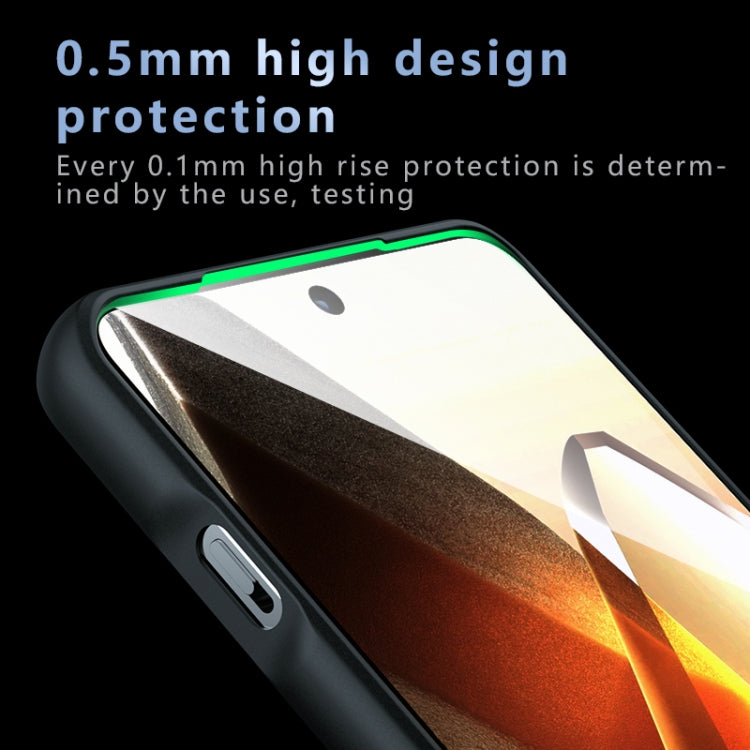 Funda híbrida TPU y PC para OnePlus 13 con orificio preciso (Transparente)