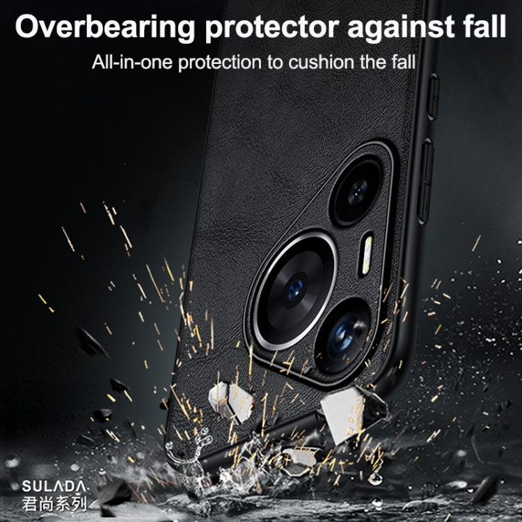 Funda de Teléfono Híbrida Sulada para Huawei Mate 60 Rs Ultimate a Prueba de Golpes (Negro)