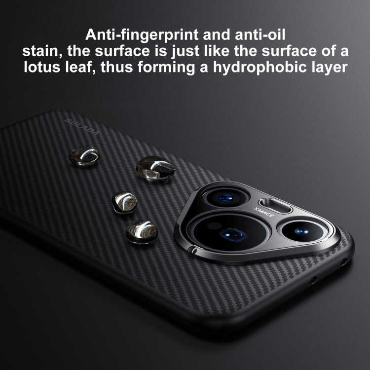 Funda para Teléfono Sulada 600D Kevlar Texture PC a Prueba de Golpes para Huawei Mate 70 (Marrón)