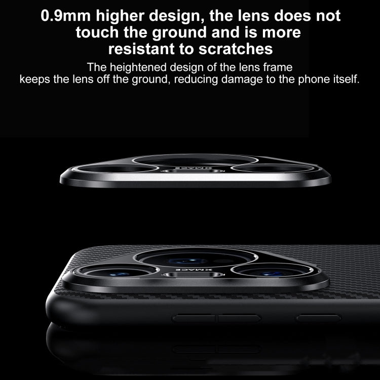 Funda para Teléfono Sulada 600D Kevlar Texture PC a Prueba de Golpes para Huawei Mate 70 (Marrón)