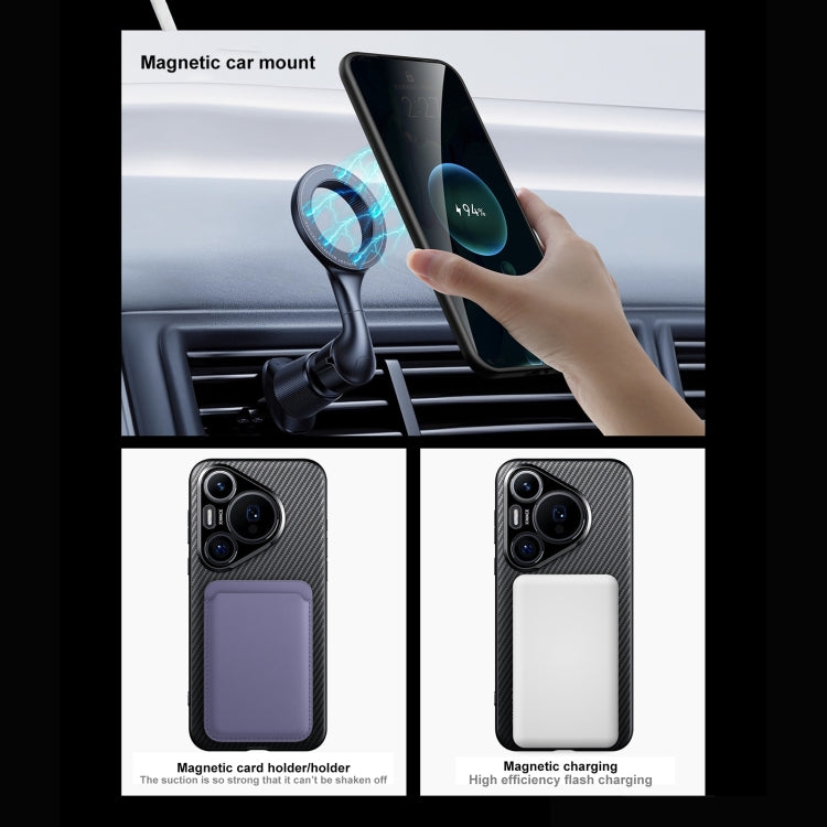 Funda para Teléfono Sulada 600D Kevlar Texture PC a Prueba de Golpes para Huawei Mate 70 (Marrón)