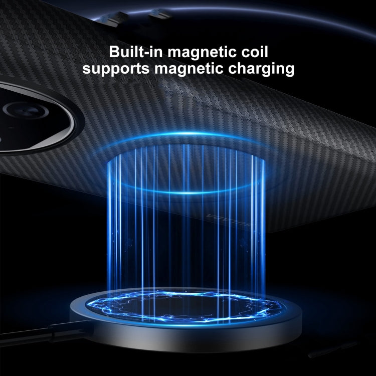 Funda de Cuero con Ventana Inteligente y Textura Kevlar 600D para Huawei Mate X6 (Marrón)