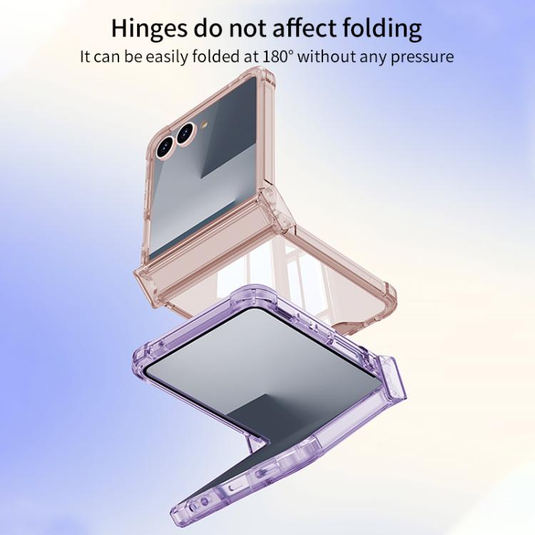 Funda GKK con bisagra y airbag para Samsung Galaxy Z Flip7 5G (verde)