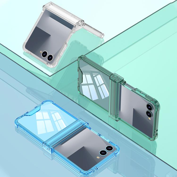 Funda GKK con bisagra y airbag para Samsung Galaxy Z Flip7 5G (verde)
