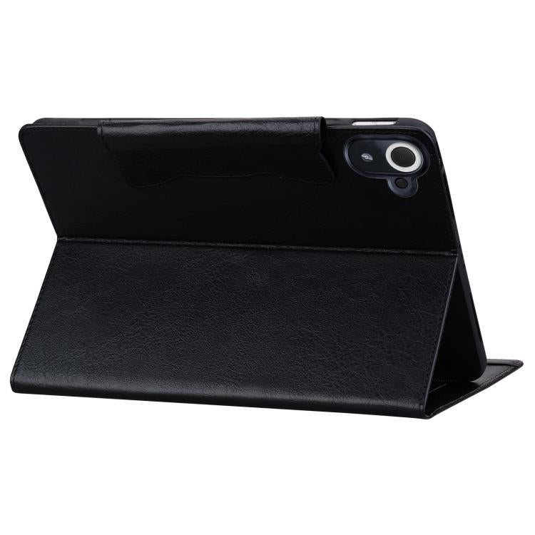 Funda de cuero con hebilla de gato para Xiaomi Redmi Pad 8.8 pulgadas 2025 (negro)