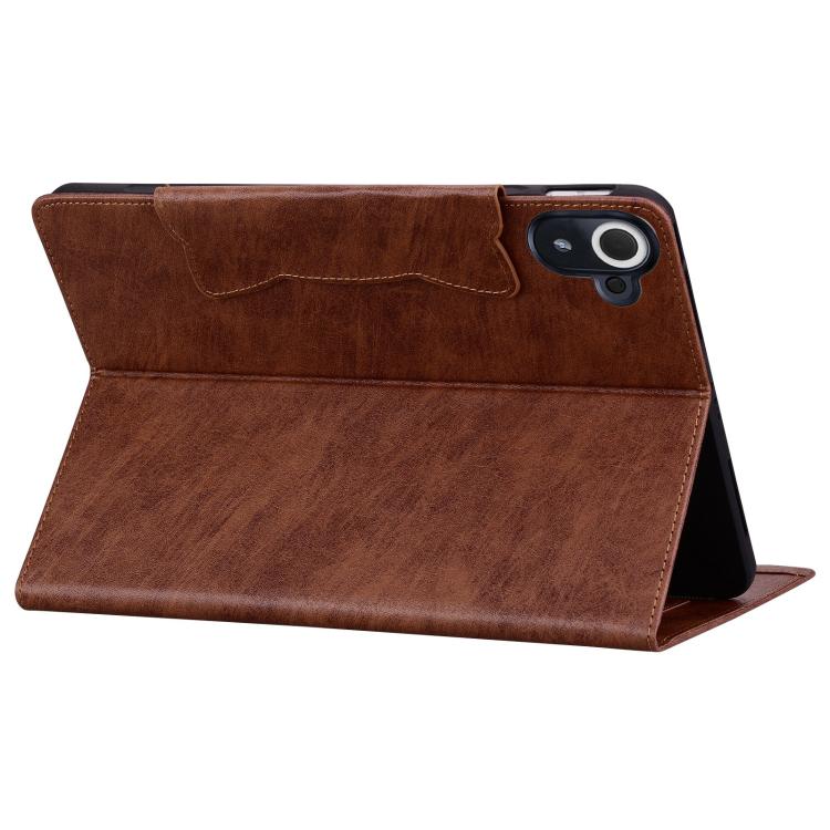 Funda de cuero con hebilla de gato para Xiaomi Redmi Pad 8.8 pulgadas 2025 (marrón)