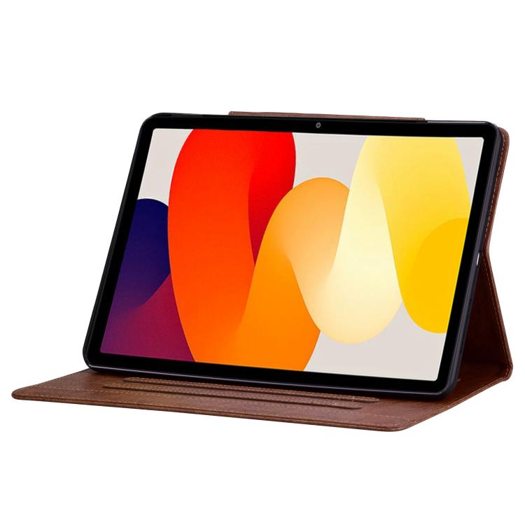 Funda de cuero con hebilla de gato para Xiaomi Redmi Pad 8.8 pulgadas 2025 (marrón)