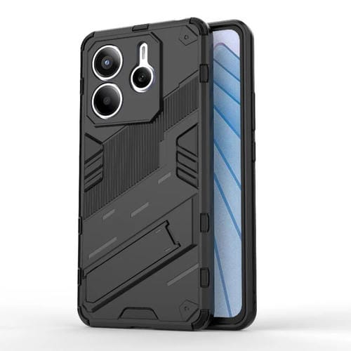 Para Redmi Note 14 5G Punk Armor 2 En 1 PC + Funda de Teléfono de TPU con Soporte (Negro)