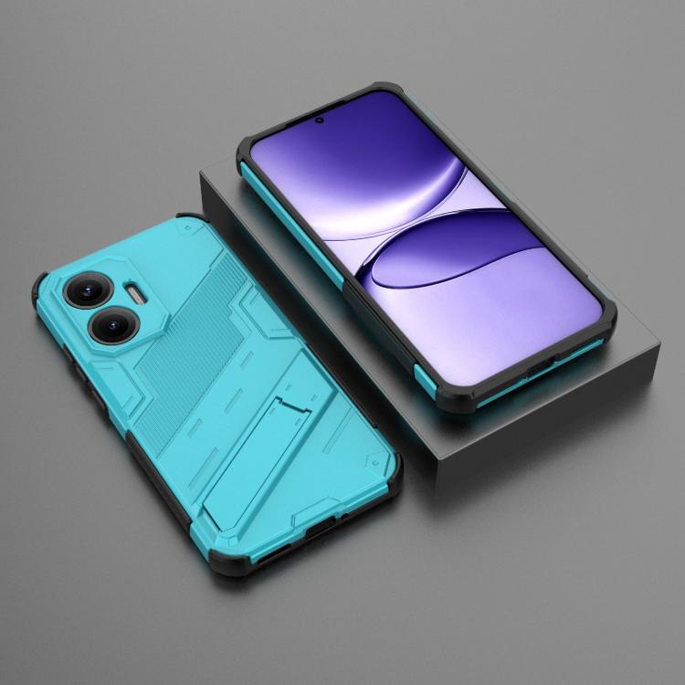 Funda 2 en 1 de PC + TPU con soporte para Redmi Turbo 4 Pro Punk Armor (azul)