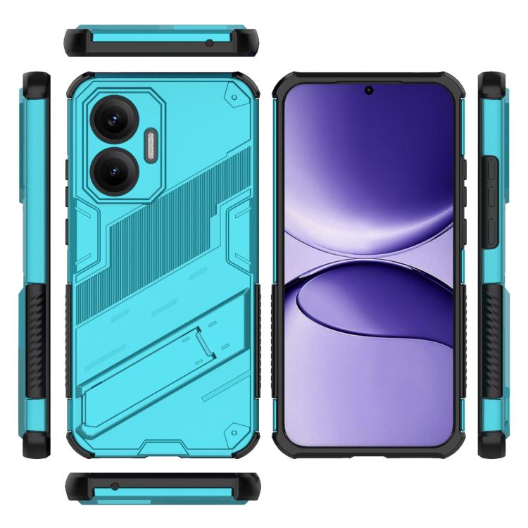 Funda 2 en 1 de PC + TPU con soporte para Redmi Turbo 4 Pro Punk Armor (azul)