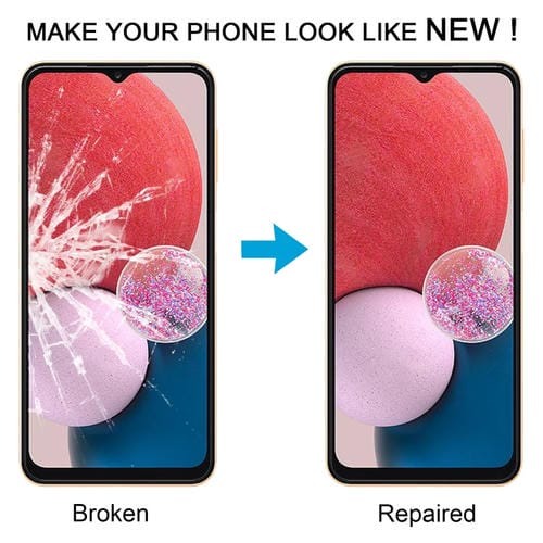 Glass Lens Samsung Galaxy A13 4G SM-A135F with OCA Adhesive (10 Pieces)