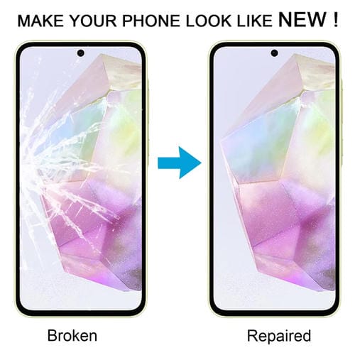 Outer Glass Lens OCA Samsung Galaxy A35 SM-A356B (10 Pieces) Front Screen