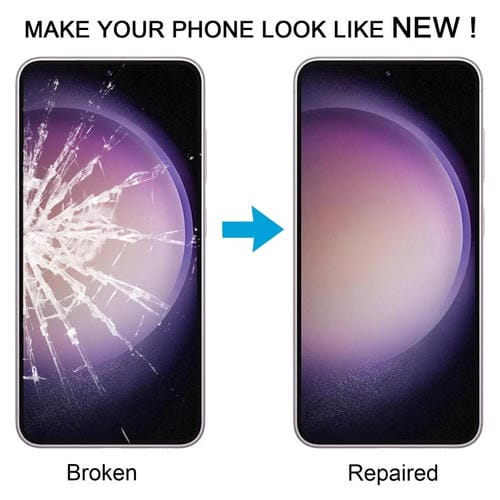 Outer Glass Lens Screen for Samsung Galaxy S23 SM-S911B with OCA Adhesive - (10 Pieces)