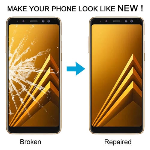 Lente de Vidrio Exterior Samsung Galaxy A8 SM-A530F con Adhesivo OCA - (10 Piezas)