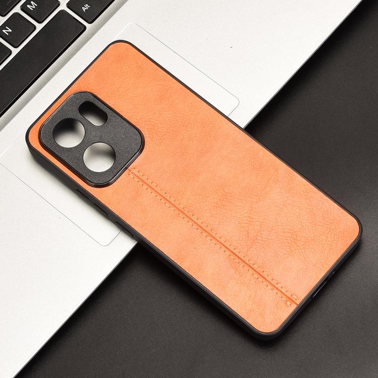 Funda para Oppo Reno13 F 4G/5G con Estampado de Vaca (Naranja)