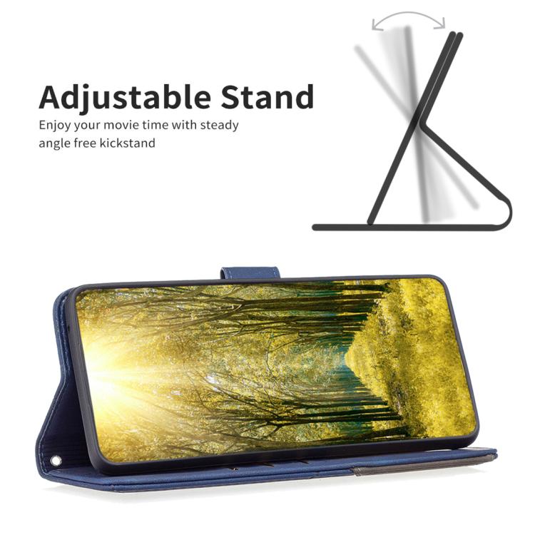 Funda de cuero con textura romboidal y hebilla magnética para Samsung Galaxy S25 FE 5G (azul)