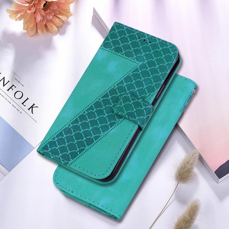 Funda de cuero con relieve de siete formas para Redmi A5 4G (171,7 mm) (verde)