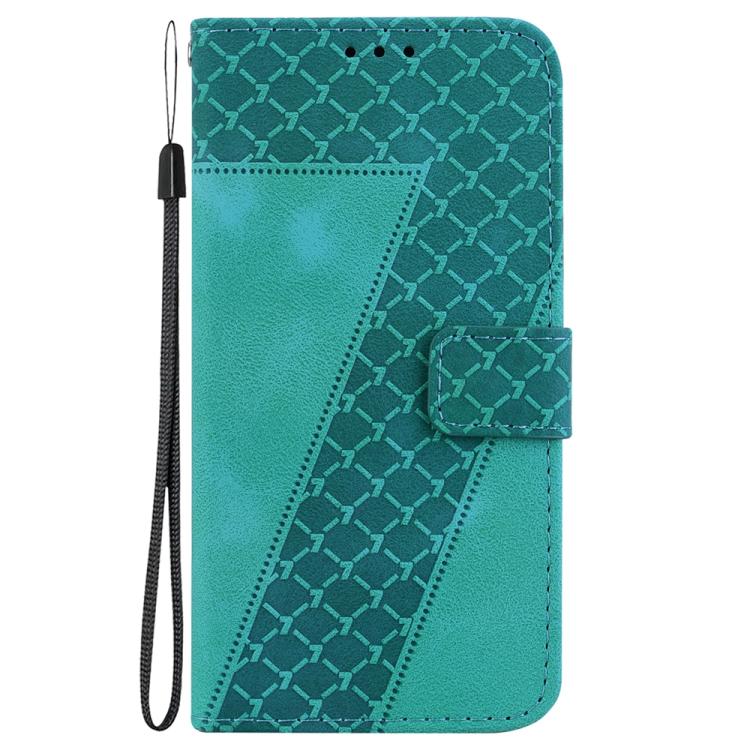 Funda de cuero con relieve de siete formas para Redmi A5 4G (171,7 mm) (verde)