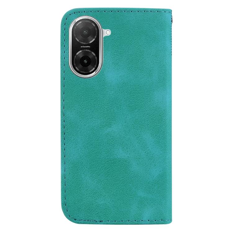 Funda de cuero con relieve de siete formas para Redmi A5 4G (171,7 mm) (verde)