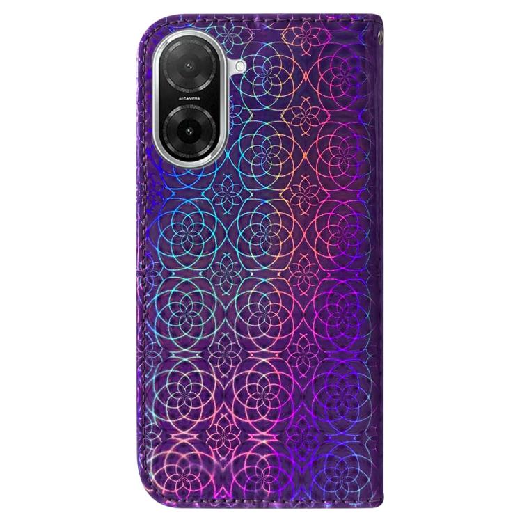 Funda de cuero con hebilla magnética para Redmi A5 4G (171,7 mm) (morado)