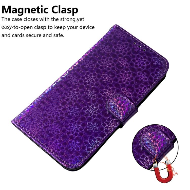 Funda de cuero con hebilla magnética para Redmi A5 4G (171,7 mm) (morado)