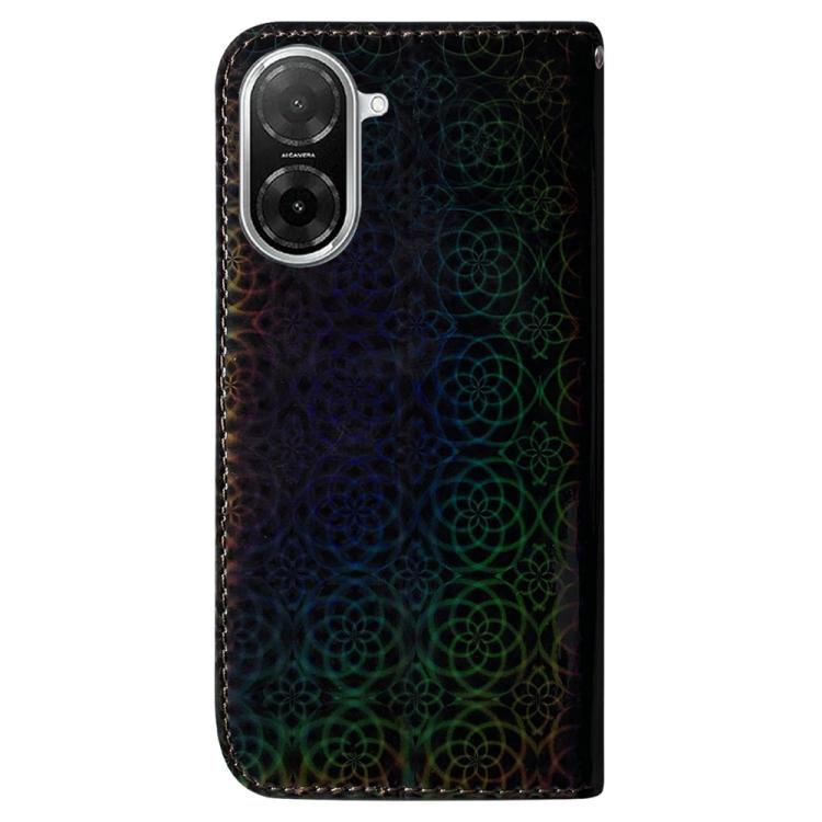 Funda de cuero con hebilla magnética colorida para Redmi A5 4G (171,7 mm) (negro)