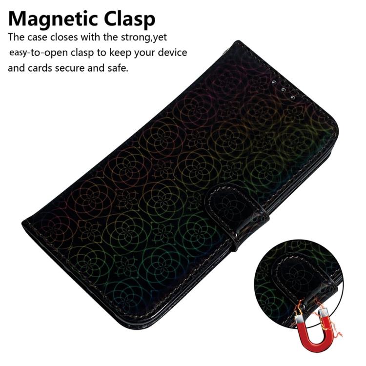 Funda de cuero con hebilla magnética colorida para Redmi A5 4G (171,7 mm) (negro)