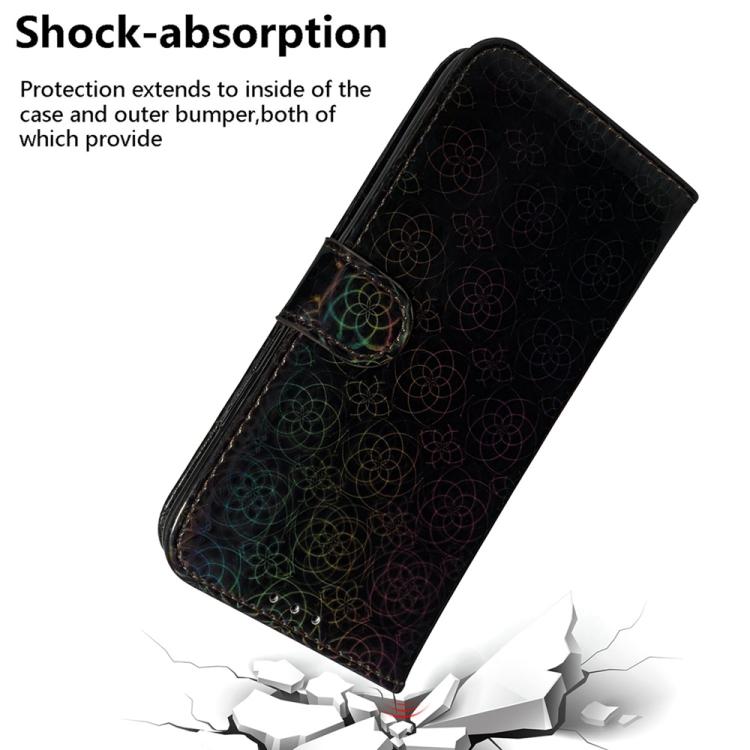 Funda de cuero con hebilla magnética colorida para Redmi A5 4G (171,7 mm) (negro)