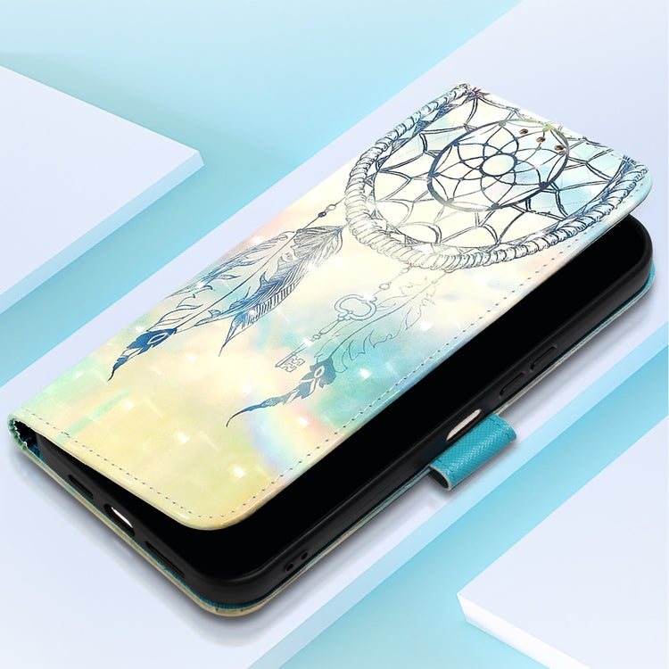 Funda de Cuero con Tapa Horizontal y Pintura 3D para Oukitel C57S (Dream Wind Chimes)