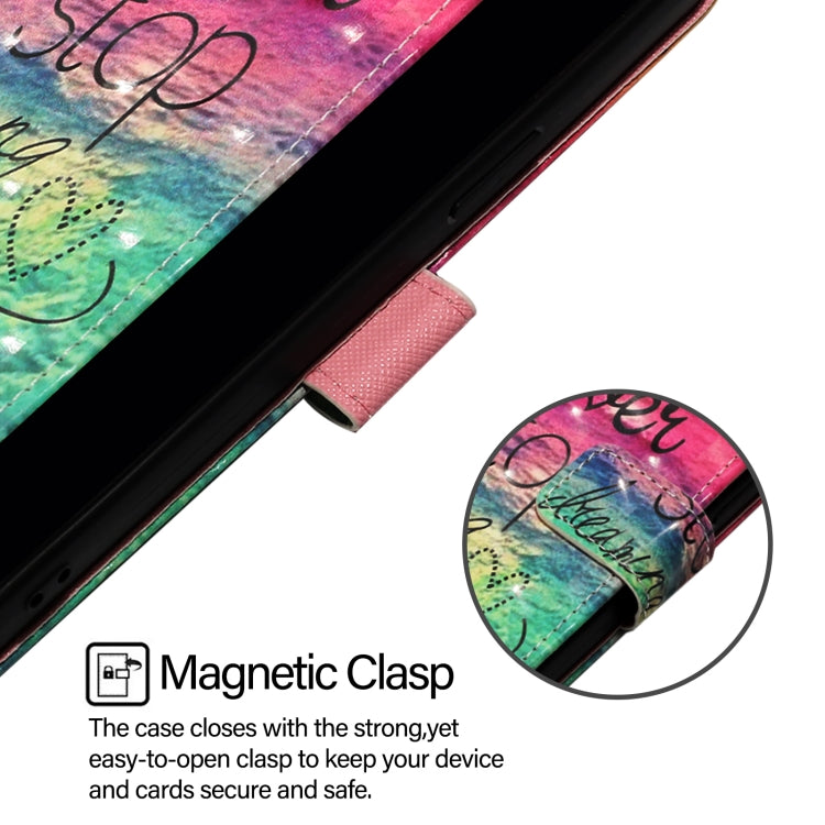 Funda de Cuero para Sharp Aquos Sense9 con Tapa Horizontal y Pintura 3D (Chasing Dreams)