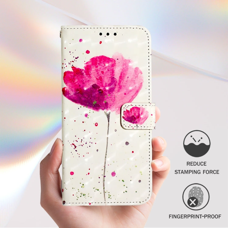 Funda de Cuero con Tapa Horizontal y Pintura 3D para Sharp Aquos R9 Pro Sh-54E (Flor)