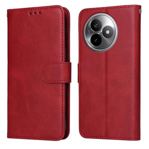 For Redmi K80 Ultra Classic Calf Texture Flip Leather Phone Case(Red)