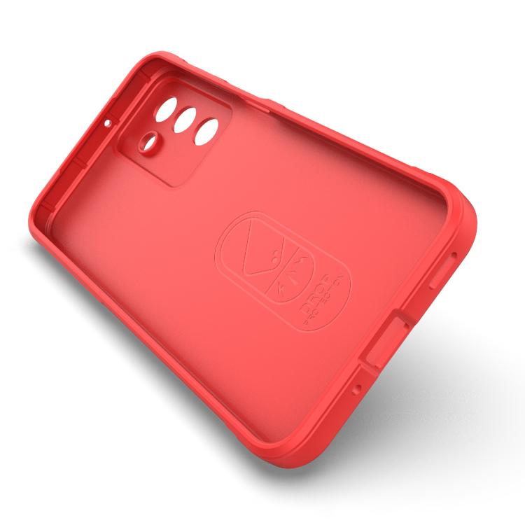 Funda de TPU + franela con escudo mágico indio para Samsung Galaxy M36 5G (verde oscuro)