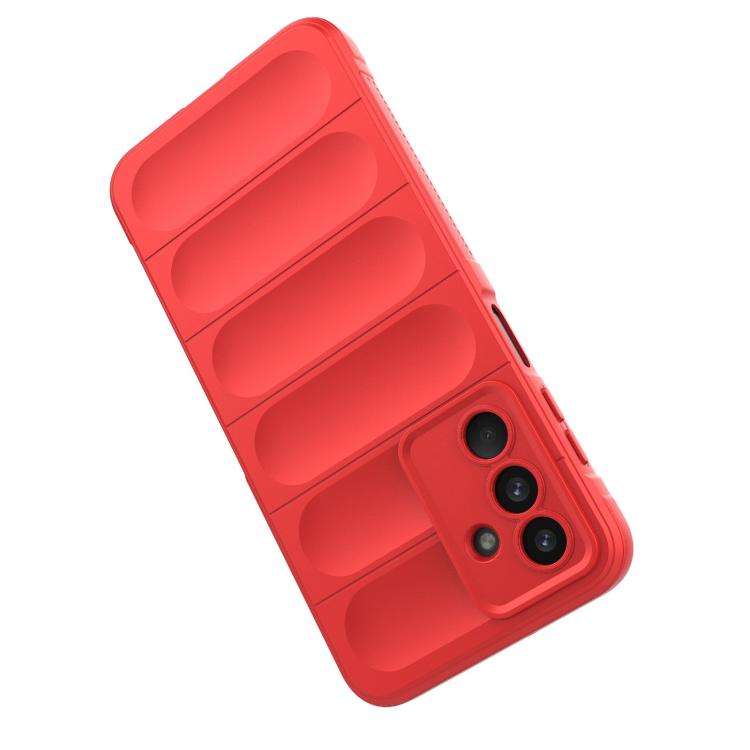 Funda de TPU + franela con escudo mágico indio para Samsung Galaxy M36 5G (verde oscuro)