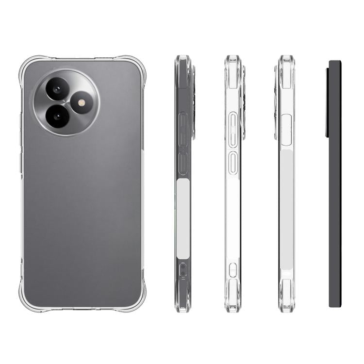 Funda de TPU ultra resistente a los golpes y antideslizante para Redmi K80 (transparente)
