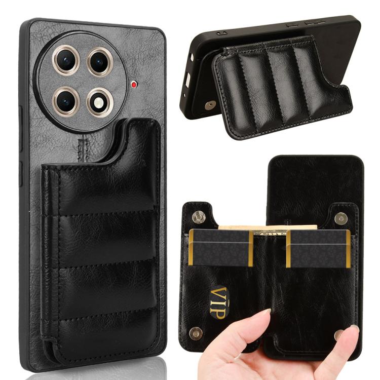 Funda para Teléfono Tecno Camon 30S y 30S Pro con Patrón de Vaca (Negra)