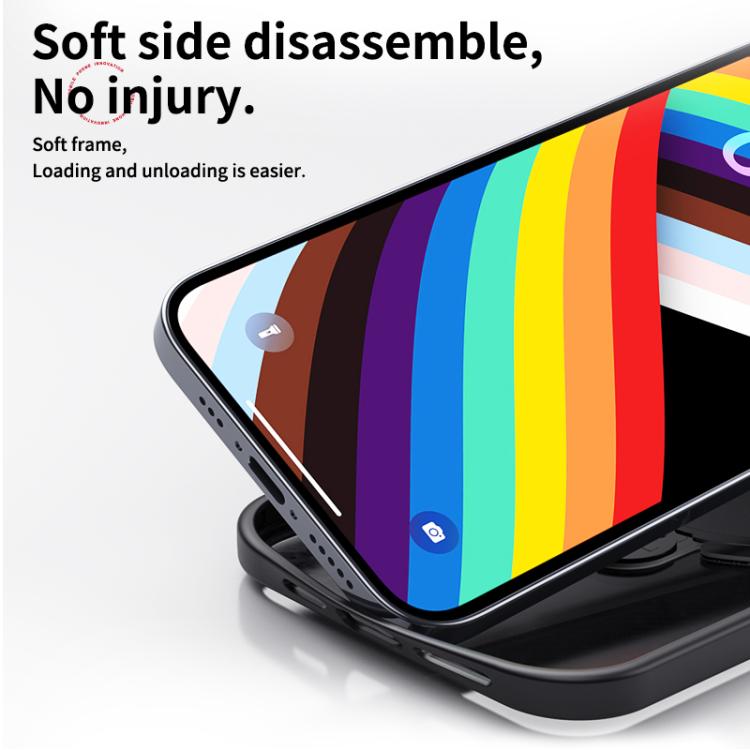 Funda para Teléfono Magsafe Doble Anillo para iPhone 16E (Negro Mate)