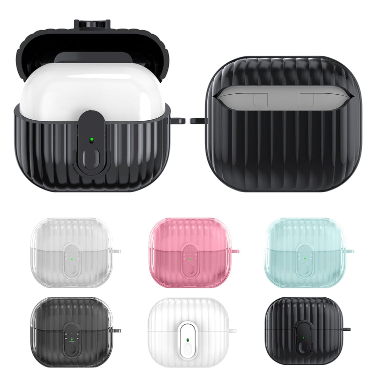 Estuche Protector para Auriculares Samsung Galaxy Buds3 con Carcasa y Cierre de Seguridad (Negro)