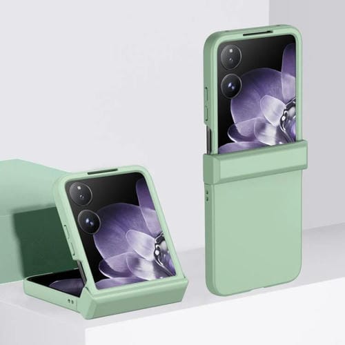 Funda de PC 3 en 1 con tacto suave para Xiaomi Mix Flip 2 (verde menta)