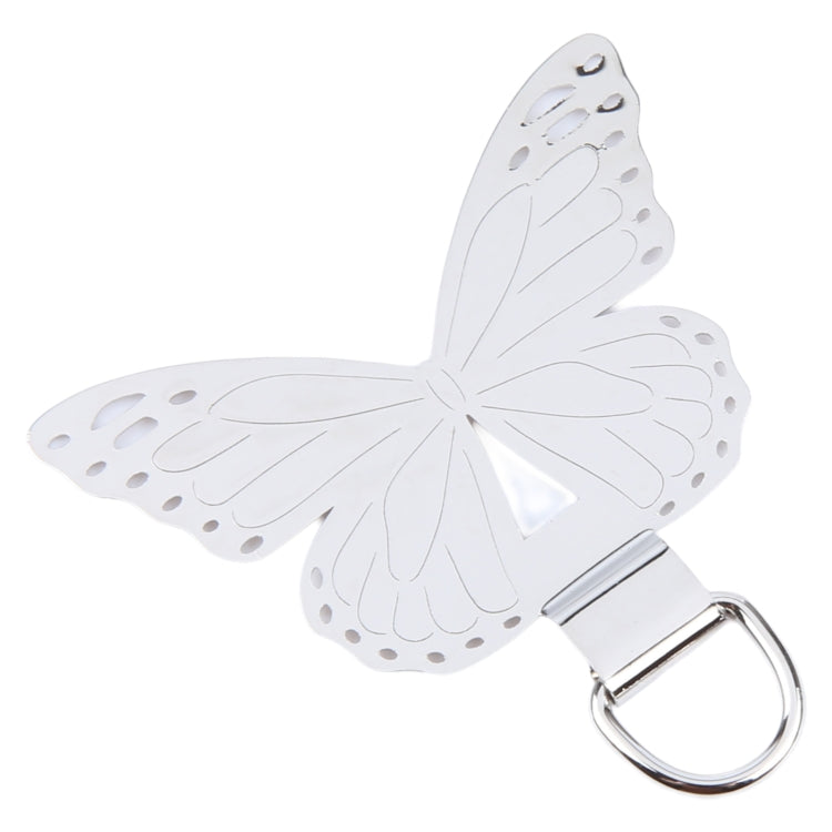 Junta de Fijación para Cordón de Teléfono Móvil Metal Forma de Mariposa (Plateada)