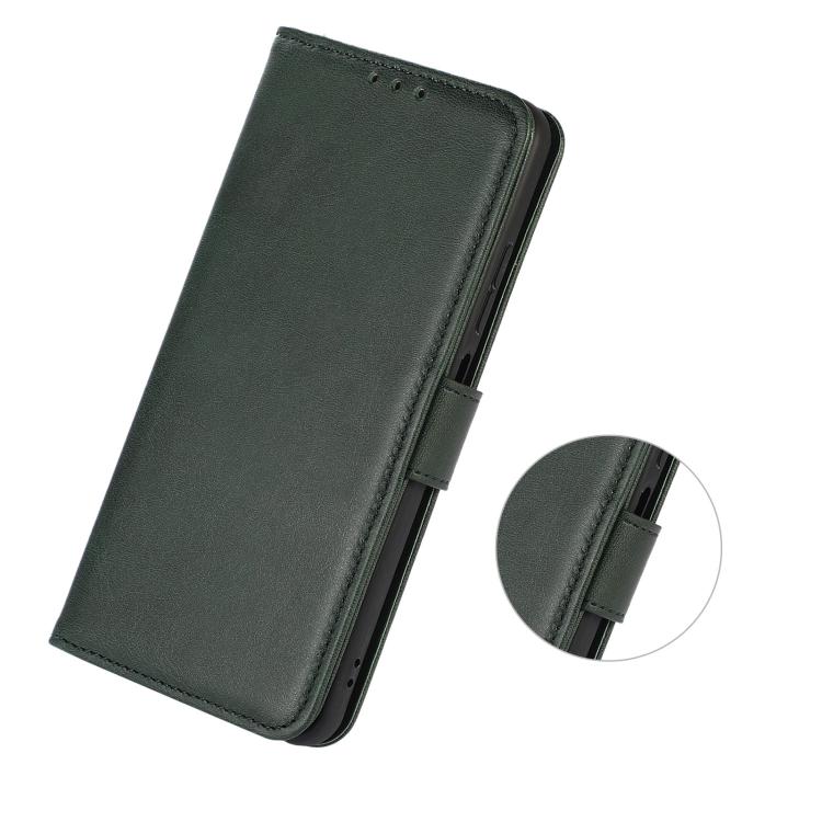 Funda de piel con tapa y textura de vaca para Samsung Galaxy XCover7 Pro (verde)