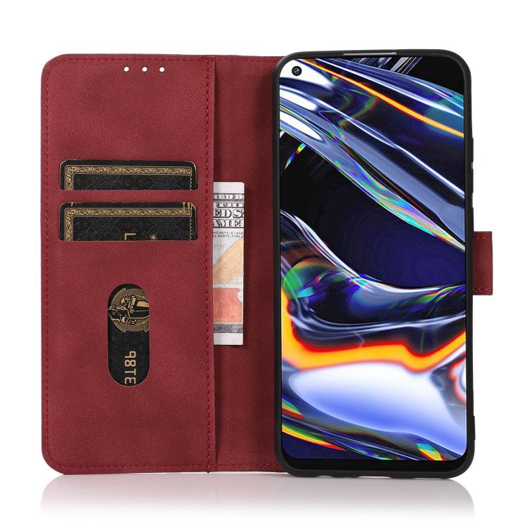Funda de cuero con textura mate KHAZNEH para Samsung Galaxy XCover7 Pro (roja)