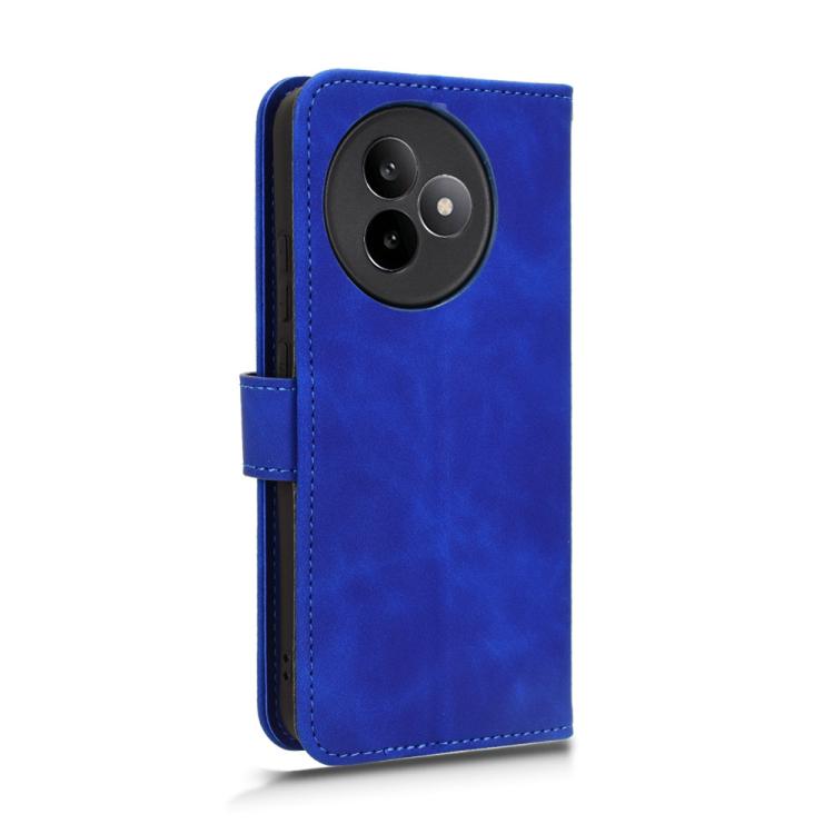Funda de cuero con tapa magnética y tacto ultrafino para Redmi K80 (azul)
