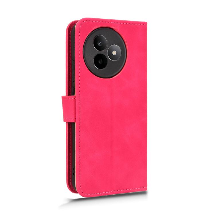Funda de cuero con tapa magnética y tacto ultrafino para Redmi K80 (rosa)
