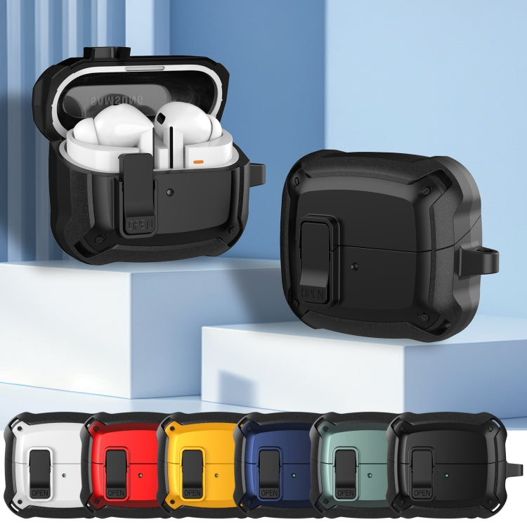 Funda Protectora Samsung Galaxy Buds 3/3 Pro Bumblebee con Interruptor y Gancho (Negro)