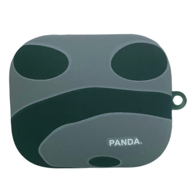 Estuche TPU Esmerilado con Parte Trasera Panda para Auriculares Redmi Buds 5 (Negro y Gris)