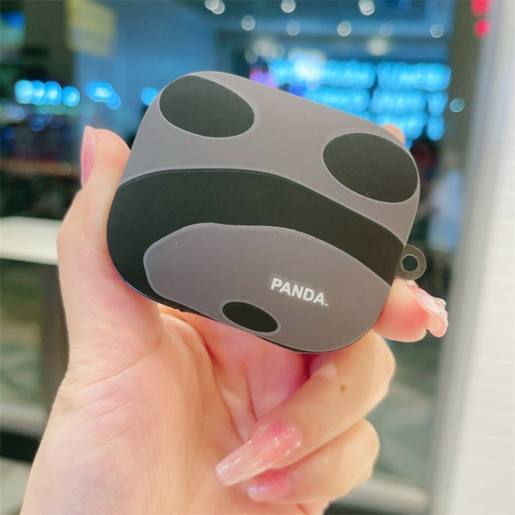Estuche TPU Esmerilado con Parte Trasera Panda para Auriculares Redmi Buds 5 (Negro y Gris)