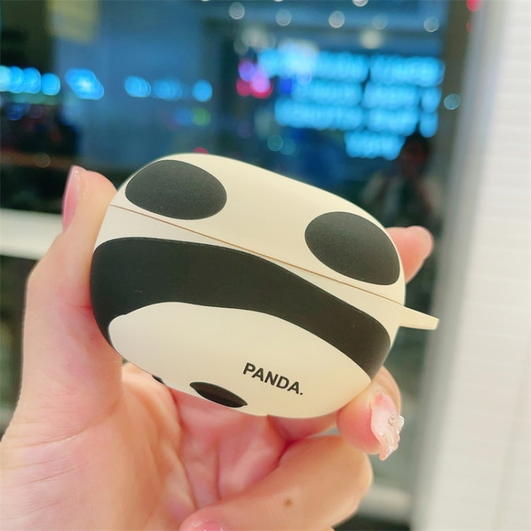 Estuche de TPU Esmerilado con Diseño de Panda para Auriculares Redmi Buds 4 Pro (Negro y Blanco)