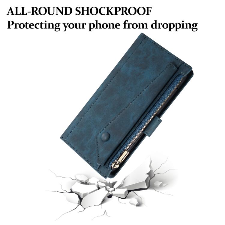 Funda de cuero con tapa RFID para Samsung Galaxy A07 4G ESEBLE, estilo retro esmerilado (verde oscuro)
