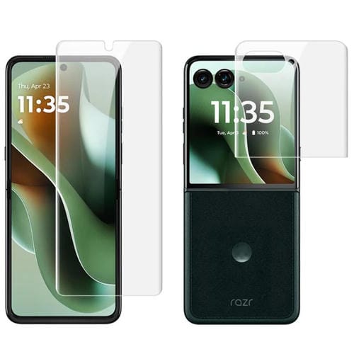 Protector de hidrogel para pantalla Motorola Razr 60 Ultra imak de 4.ª generación (pantalla principal + pantalla secundaria, 1 juego)